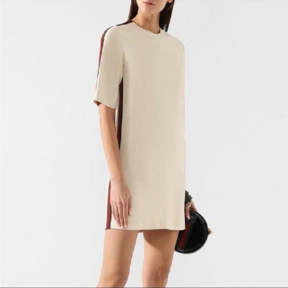 Gucci Stretch Viscose Kadi Tunic with Web Dress NWT

Size:42/6